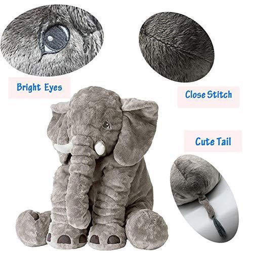 Stuffed Elephant Animal Plush Toy (24 in.)