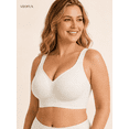 thumbnail image 6 of VEOFUX Smooth Wireless Bras for Women,No Underwire Full Coverage Seamless Plus Size Everyday T-Shirt Bra, 6 of 8
