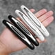 thumbnail image 5 of Riwesomey 4 unids/pack, tira anticolisión para coche, Protector de puerta de coche, pegatina antiarañazos, borde de puerta, moldura de estilismo Ventana automotriz negro, 5 of 6
