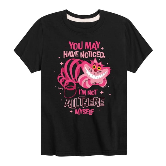 Alice in Wonderland - Not All There - Youth Boys Short Sleeve Graphic T-Shirt
