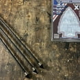 thumbnail image 5 of Tooth of the Arrow Broadheads -100% USA Made -  1-3/16-inch Solid 100gr 125gr 150gr 175gr - Fixed Blade Broadhead 3 pack, 5 of 6