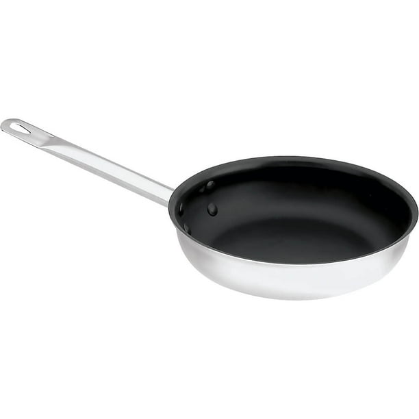 Paderno World Cuisine Stainless Steel Tri Ply Nonstick Frying Pan, 11