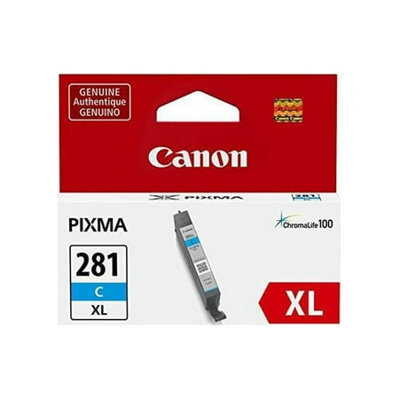 Canon - CLI-281 XL High-Yield - Cyan Ink Cartridge - Cyan