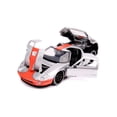 thumbnail image 5 of 2005 Ford GT Hardtop, Silver and Orange - Jada Toys 31324 - 1/24 scale Diecast Model Toy Car, 5 of 6