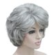 thumbnail image 1 of Lydell Peluca ondulada corta y rizada para mujer, pelo sintético, peluca completa de 6 pulgadas (51 gris plateado), 1 of 5