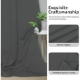 thumbnail image 5 of Easy-Going Thermal Insulated Blackout Curtains for Bedroom, Set of 2 Panels, Gray, 42 x 63 inch, 5 of 7