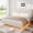 White, variant on IDEALHOUSE Floating Bed Frame King Size with Smart Led Lights, Upholstered Platform Bed with Diamond Headboard, Solid Wood Slats Support, No Box Spring Needed, Noise-Free, Easy Assembly, Grey