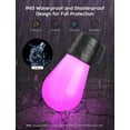 thumbnail image 3 of Govee 48ft light Bulbs String RGBW WiFi+Bluetooth, for Indoor and Outdoor Decoration, 3 of 7