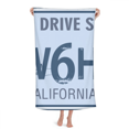 thumbnail image 1 of Licence Plate USA American Pattern Hand Towel Bath Facecloth Soft Cotton Washcloth, 1 of 4