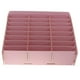 thumbnail image 3 of Soporte para teléfono móvil de madera con 24 rejillas Caja de almacenamiento organizadora de escritorio con 24 compartimentos rosado perfke Estante de cuadrícula de escritorio 24, 3 of 9