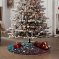 thumbnail image 4 of Disketp Colorful Rainbow Glitter Christmas Tree Skirt, Christmas Tree Decorations, Christmas Decor, Tree Mat Decoration(30-48IN)-30", 4 of 6