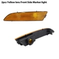 thumbnail image 1 of Car Front Rear Bumper Side Marker Indicator Light Housing Shells For Chrysler Crossfire 2004~2008 Fender Flare Light, No Bulb, 1 of 1