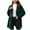 Green(Trending), variant on Warm Fleece Jackets for Women Casual Coats Lidies Cardigan Jackets Outerwear with Ribbed Cuff,3XL