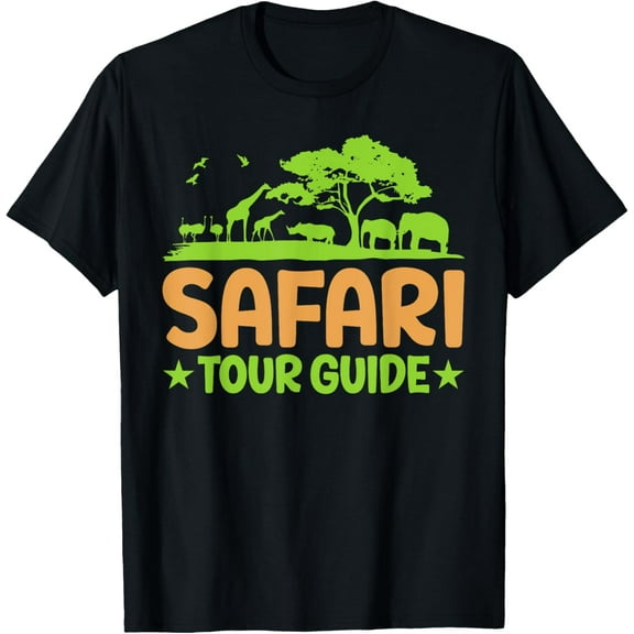Safari Staff Africa Zoo Wilderness Serengeti Safari Tour T-Shirt