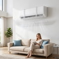 thumbnail image 4 of Lypsnake Wall Mount Air Conditioner Deflector,Adjustable Perforated White AC Wind Shield With Metal Hook Bracket,Anti Direct Blowing Air Deflector For Indoor Split AC Home Bedroom Office Use, 4 of 7