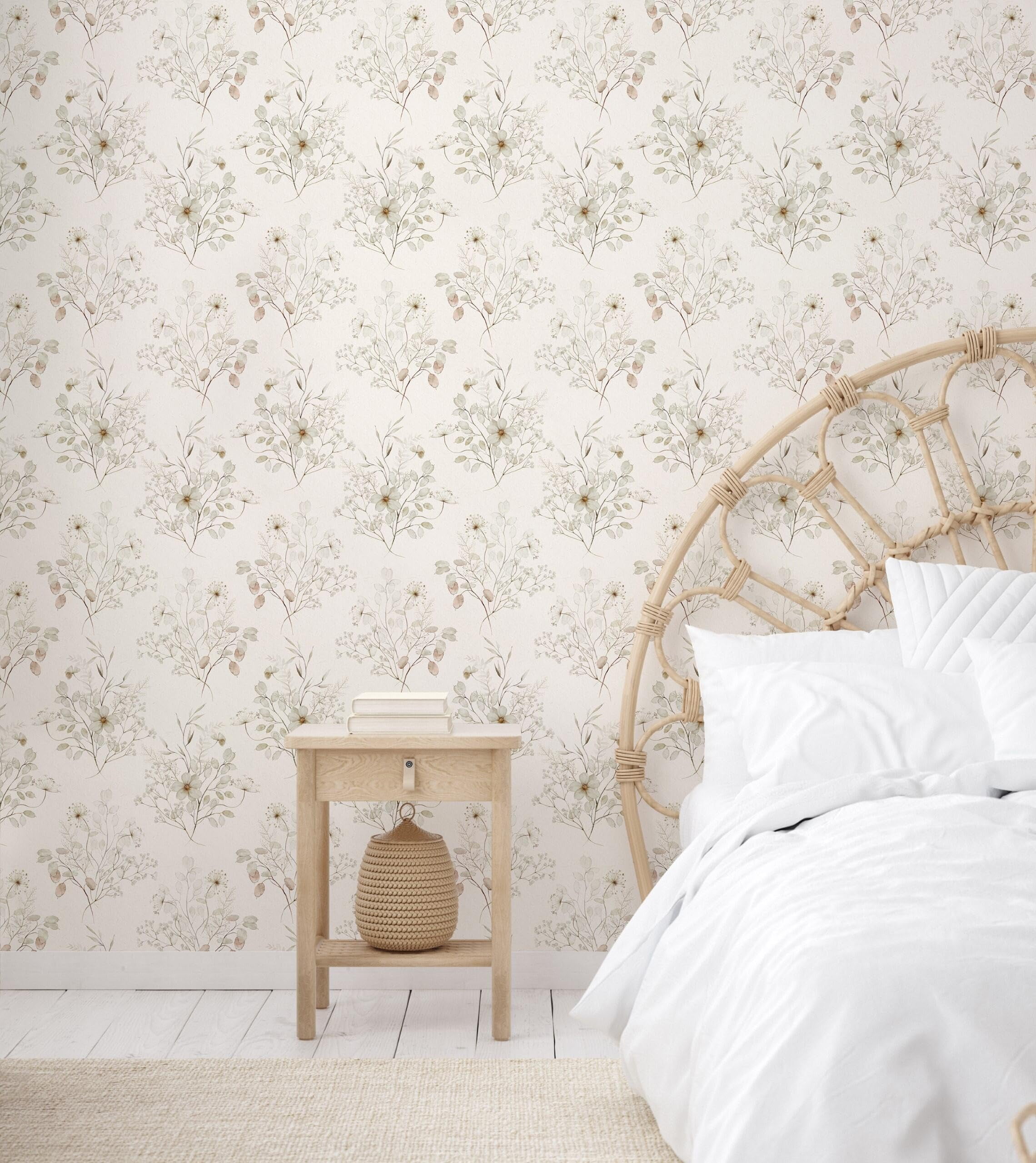 Wall Wear Peel and Stick Wallpaper Sheets, Spring Ready, Vinyl, 11 in x 16 in, 12 Pack, Water-Resistant, Removable