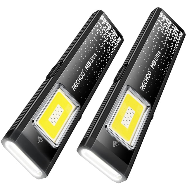 Linterna RECHOO M9 Ultra de 800 lúmenes, recargable y delgada
