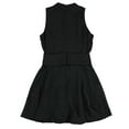 thumbnail image 2 of bar III Robe Évasée à Taille Lacée pour Femmes, Noir, Moyen, 2 of 2