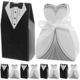 thumbnail image 1 of 100pcs Wedding Party Candy Boxes Cookie Box Bridal Shower Candy Container Wedding Party Favor, 1 of 9