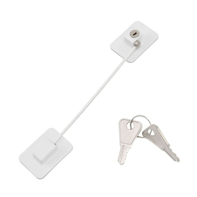 Cerraduras de seguridad para niños Ventana Puerta Cable Ventilador Bloqueo para niños Bloqueo de seguridad para bebés Limitador de apertura con llave para protección del bebé