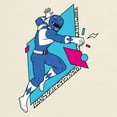 thumbnail image 3 of CafePress - Power Rangers Blue Ranger Punc Men's Value T Shirt - Men's Classic Graphic T-Shirt, 3 of 4