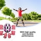 thumbnail image 5 of Yuarrent Protector de patinaje sobre ruedas ajustable de 7 piezas Juego de cascos para niños pequeños Coderas patinar Tira negra roja rosa Yuarrent OD022039-05, 5 of 6