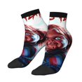thumbnail image 2 of Saiise Chucky Funny Socks Men Women Adults Novelty Graphic Crew Tube Socks Crazy Design Casual Dress Socks for Sports,Running,Travel, 2 of 7