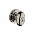 thumbnail image 5 of Baldwin Reserve Enelltrr152 Entry Ellipse Knob And Traditional Round Rose With 6Al Latch And Dual Strike Matte Antique Nickel Finish, 5 of 7