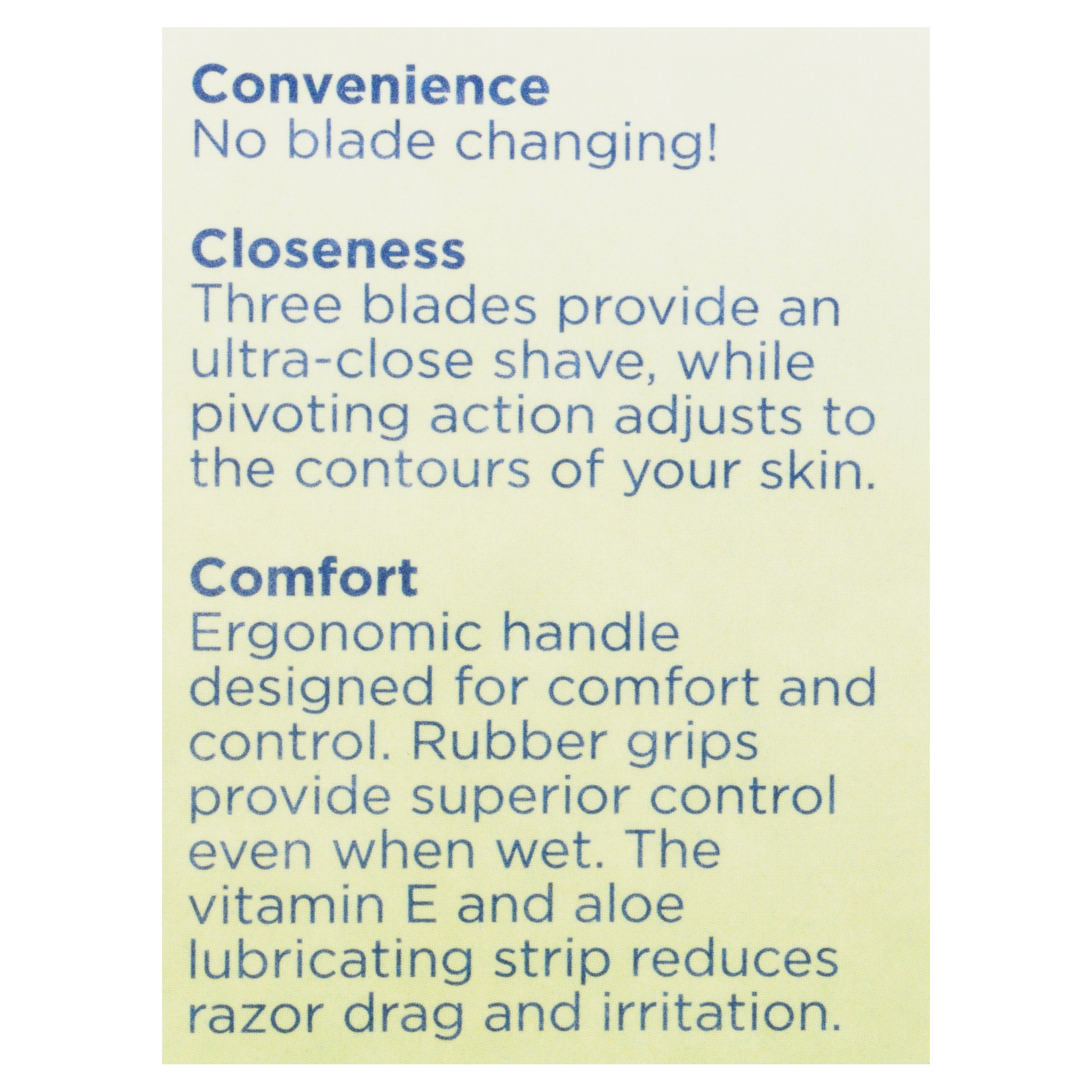 Equate Triple Blade Disposable Razors for Men, 4 count