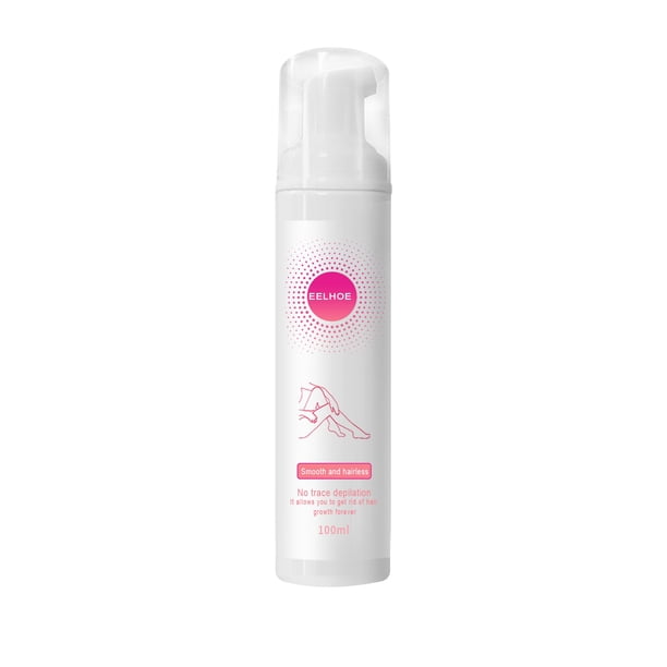 Spray depilatorio en espuma tibia no irritante para axilas y piernas (100 ml).