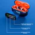 thumbnail image 5 of Auriculares Deportivos de Clip Bluetooth 5.3 con Diseño Ergonómico de Oído Abierto y Cancelación de Ruido con Micrófono HD y 36H de Autonomía e IP7 Impermeables para Running, 5 of 5