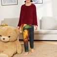 thumbnail image 6 of Pofeuu Hawaiian Style Bald Eagle Print Teenagers' Pajama Pants, Soft Lounge Pajama Pants with big pockets for Men Plaid Pj Bottoms-XS(5-6), 6 of 6