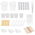 thumbnail image 1 of KAKOWELY 101pcs Professional DIY Epoxy Tool Kit Practical Stirring Rod Cup Tweezers Kit,2.56"X1.77"X1.77", 1 of 4