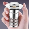 thumbnail image 4 of 2 in 1 Easy Kitchen Sink Drain Strainer Sink Stopper Filter Bathroom, 4 of 8