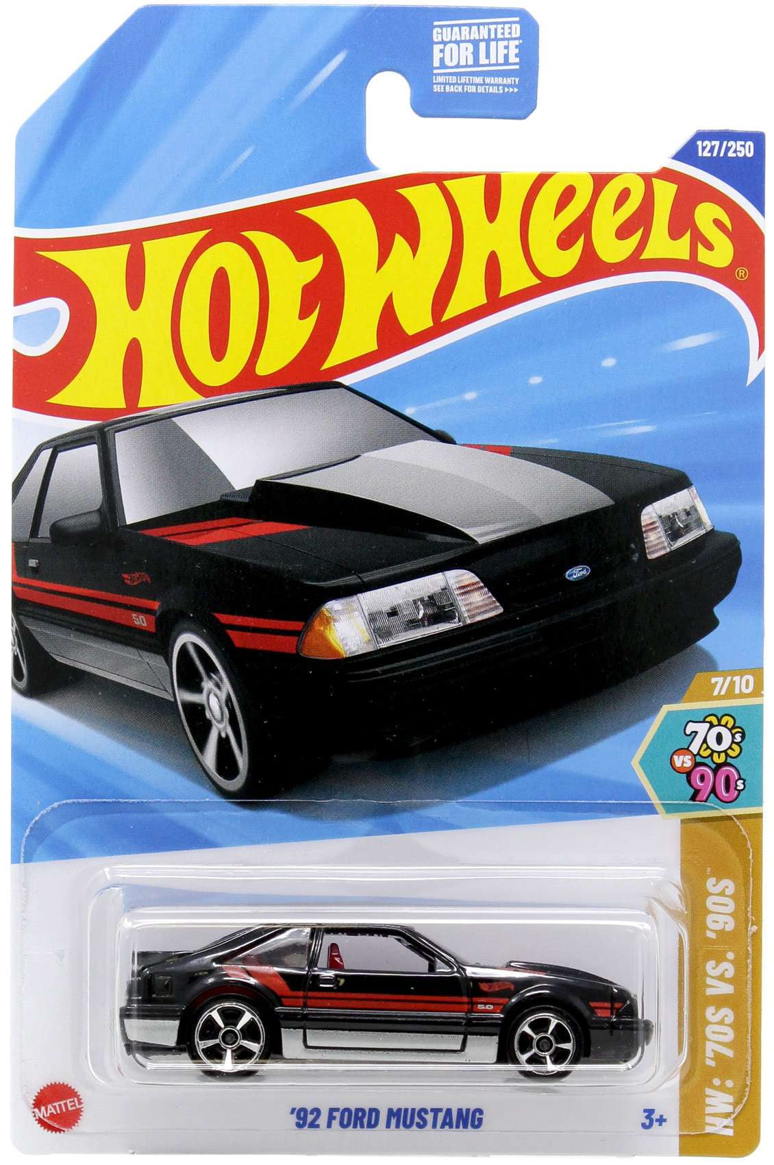 Hot Wheels HW Then and Now '07 Ford Mustang Diecast Car (Blue