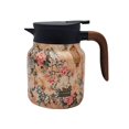 thumbnail image 1 of Binwennn Tumbler Set for Kitchen Vintage Floral Pattern Tea 2025 New Tea Pot Tea Built In Infuser 27 Oz Stainless Steel Floral Pattern Tea Pot Tea With Infuser Long Insulation, 1 of 6