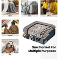 thumbnail image 5 of LHSHID Blanket Gifts for Dad Fathers Day Dad Gifts from Daughter Son Cool Birthday Gift for dad to My Best Dad Ever Throw Blanket Soft Flannel 60"x80", 5 of 8