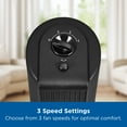 thumbnail image 2 of Mainstays 28 Inch 3-Speed Oscillating Tower Fan, Black, Model MSWMT24MB, 2 of 6