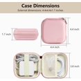thumbnail image 2 of Charger Case for Macbook, Portable Tech Electronic Organizer Bag, Travel Storage Pouch for Laptop Accessories, MacBook Power Adapter, Charging Cords, USB Drives, Power Bank (Pink, M), 2 of 5