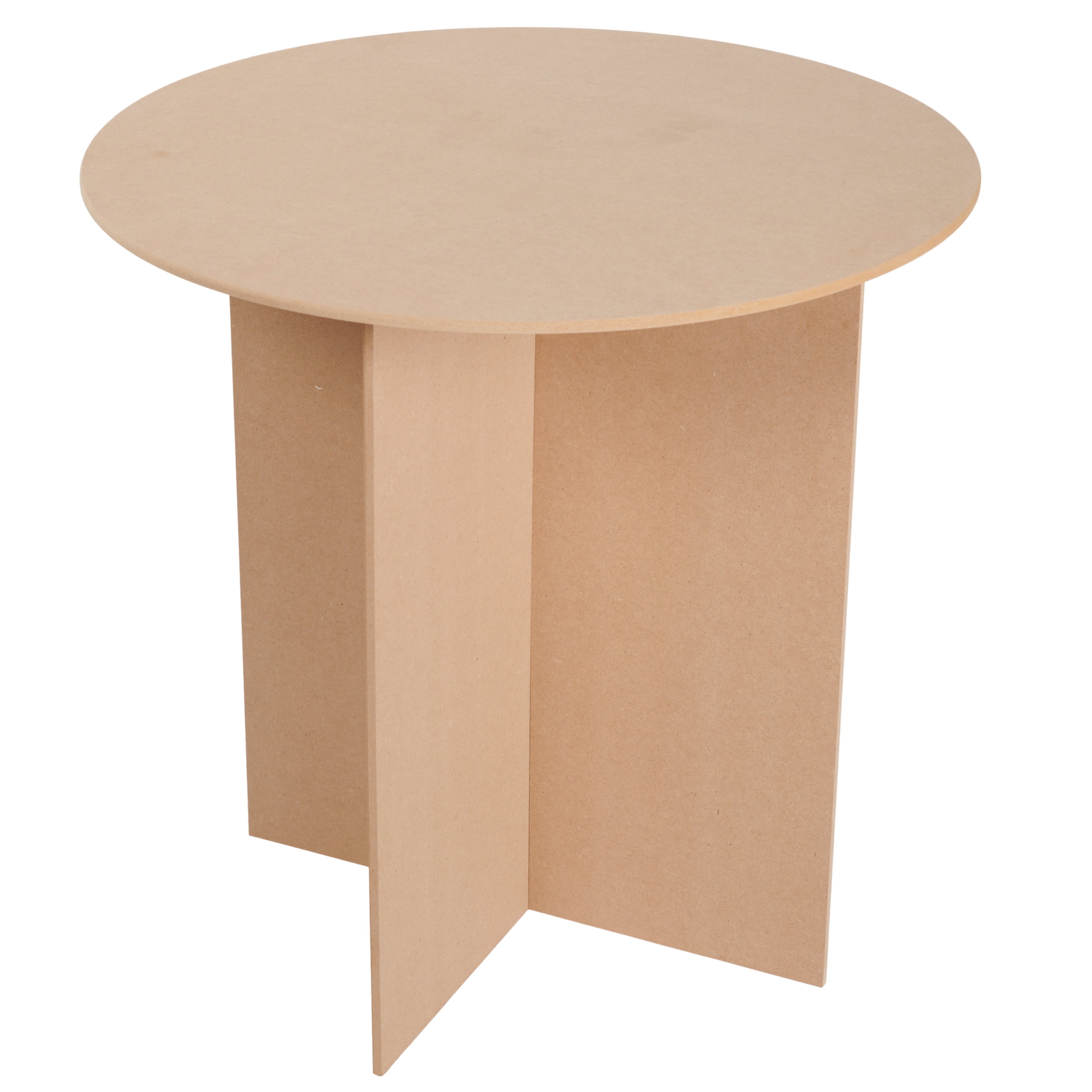 Round Particle Board Table With Legs
