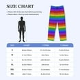 thumbnail image 4 of Logiee Colorful Glitter Rainbow Print Pajama Pants for Men,Men’s Pajama Bottoms,Mens PJ Pants with Pockets & Button Fly-Small, 4 of 6