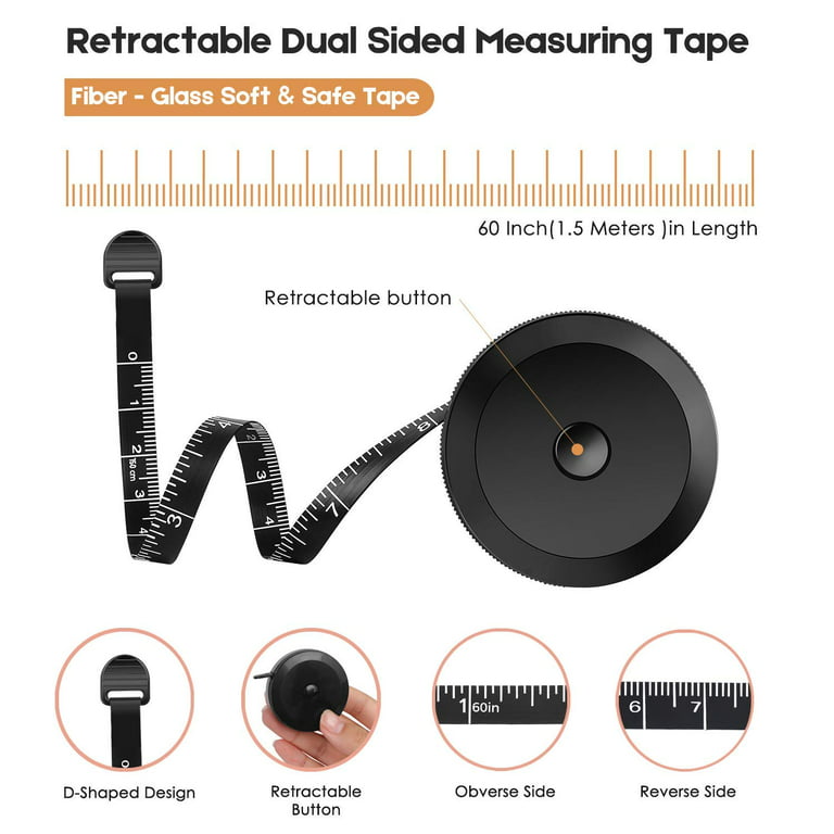 Promotional 60 Retractable Cloth Tape Measure $0.79