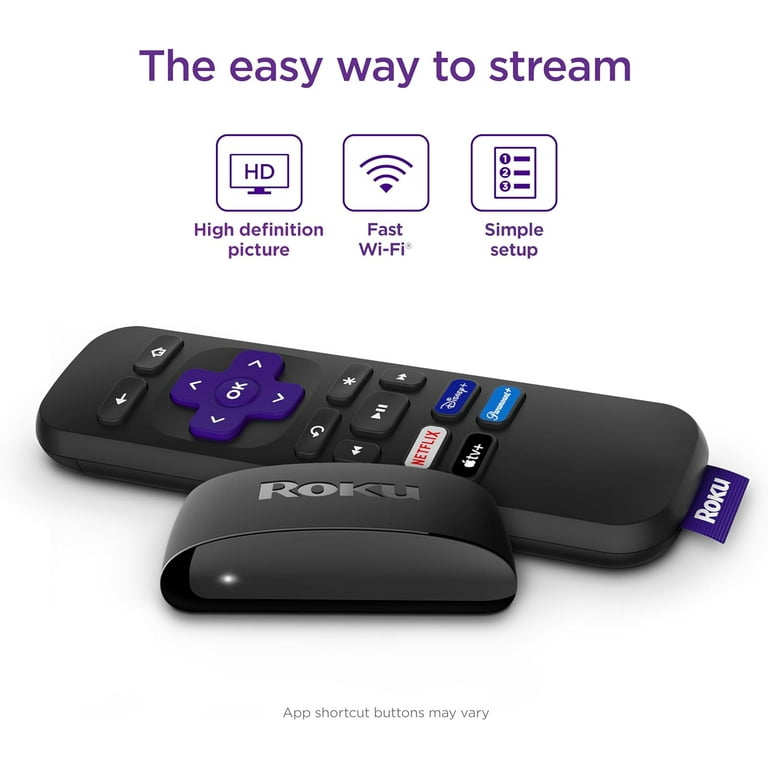 Roku Express, HD Streaming Device, Simple Remote, Free Live TV