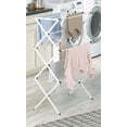 Whitmor Folding Metal Drying Rack, White