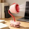 thumbnail image 5 of AURIGATE Mini Portable Mosquito Repellent Fan in Pink, USB Rechargeable Bladeless Safe Desk Clip On Fan, Air Circulator for Home Office Outdoor Camping, 5 of 7