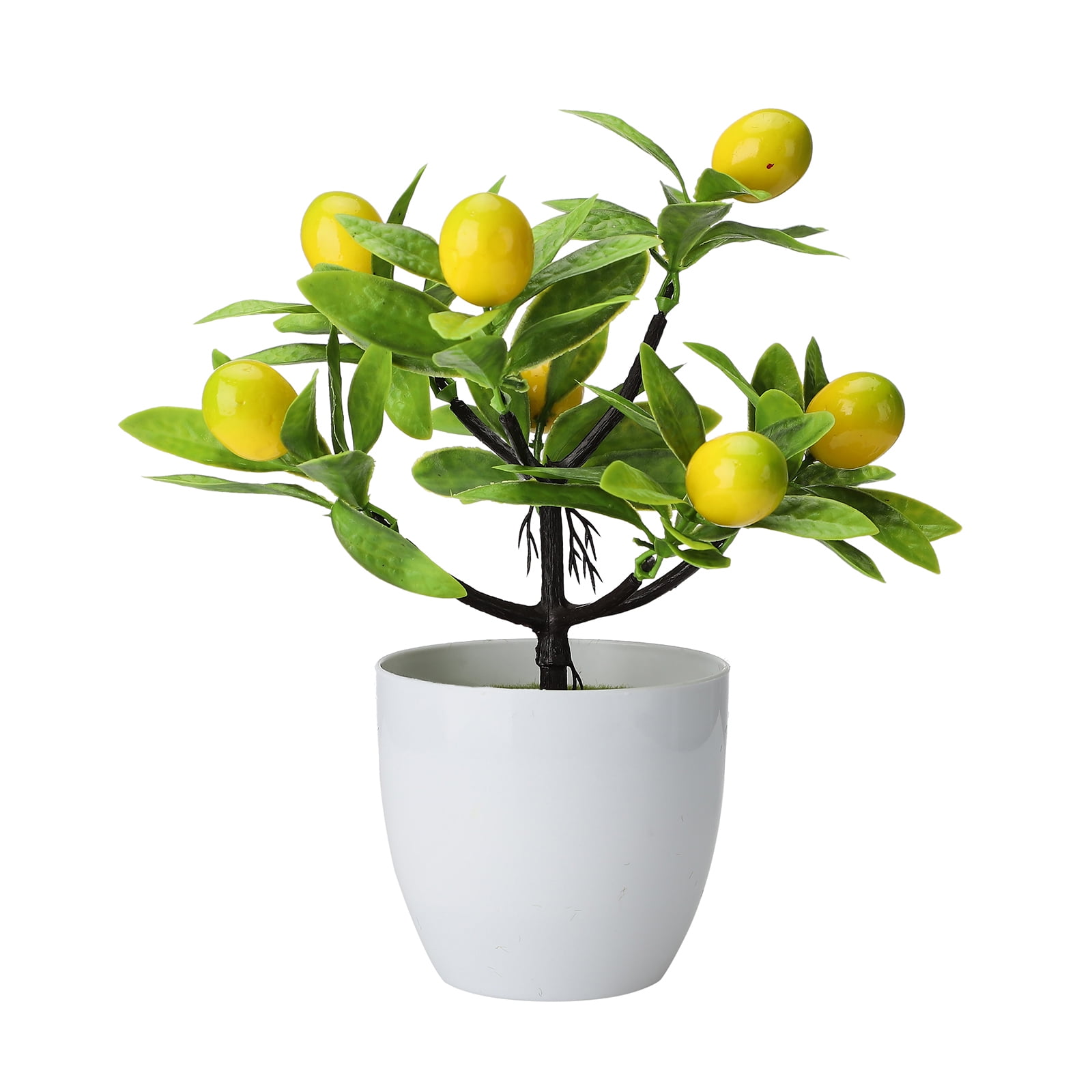 Artificial Plant Potted Ornaments Plastic Bonsai 1pc Small Tree