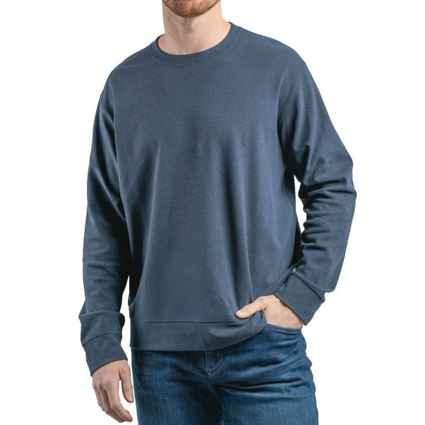 ★ ★ Unisex crew neck light lightweight down jac Jachs Men's Ultra Soft Crewneck Sweatshirt - Samsclub.com