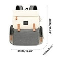 thumbnail image 2 of Diaper Bags For Mom Large Capacity Travel With Changer Bags Breastfeeding Baby Bags Maternity Solid Gray Fashion, Xinsrenus Under $5! Diaper Bags For Mom Large, 2 of 5