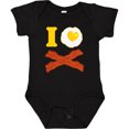 thumbnail image 3 of Inktastic I Love Bacon And Eggs Boys or Girls Baby Bodysuit, 3 of 5