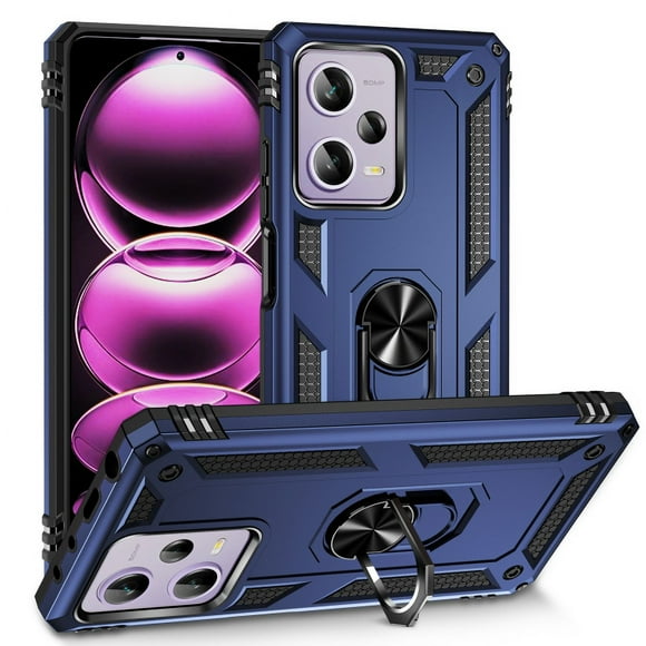 Funda de teléfono para Xiaomi Poco X5 Pro 5G y Redmi Note 12 Pro de Uso Rudo Shockproof + Cristal 9D